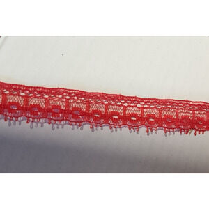 300+ Yards - RED Lace Trim - 1/2" - Native Textiles - #22250 - Red- web 208500